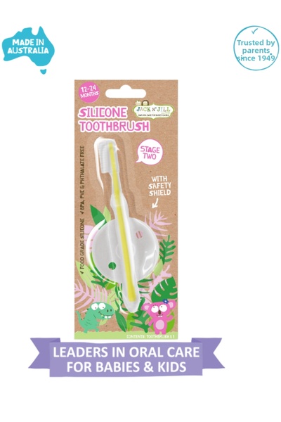 Jack N'Jill 12-24 Months Babyton Silicone Toothbrush