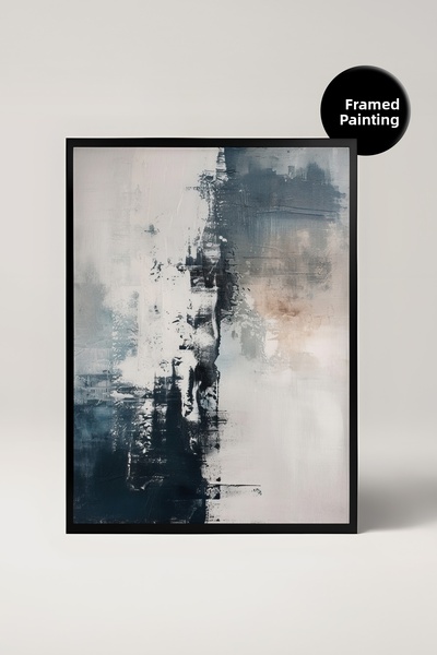 House Gorgeous Framed Abstract Decorative Painting, Living Room Wall Decor, T...