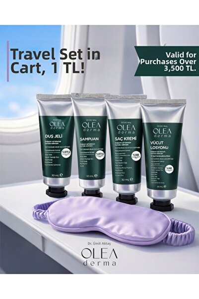 Dr. Ümit Aktaş مجموعة أوليا ديرما لمستحضرات التجميل بحجم السفر