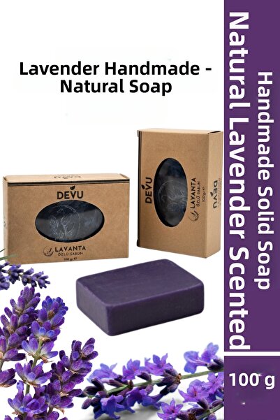 DEVU Handmade Natural Soap with Lavender Extract Natural Lavender Soap