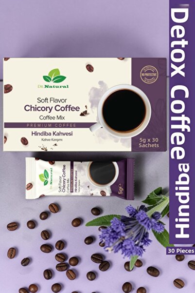 DRNATURAL قهوة الهنديبا مع مستخلص الجوارانا، عبوة تحتوي على 30 عود قهوة