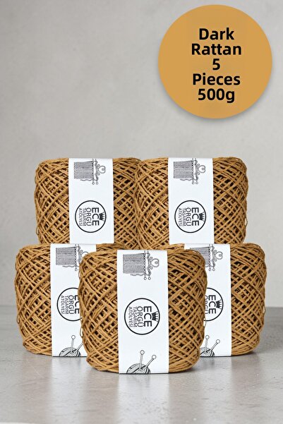 Ece Örgü Tasarım Atölyesi Σκούρο χρώμα χαρτιού σακούλας (Αρ. 39), σχοινί για ...