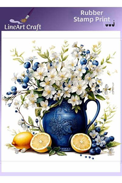 LİNEART طباعة نقل حراري بالروبون قابلة للكي على الخشب والقماش رقم: RB635-30x30cm