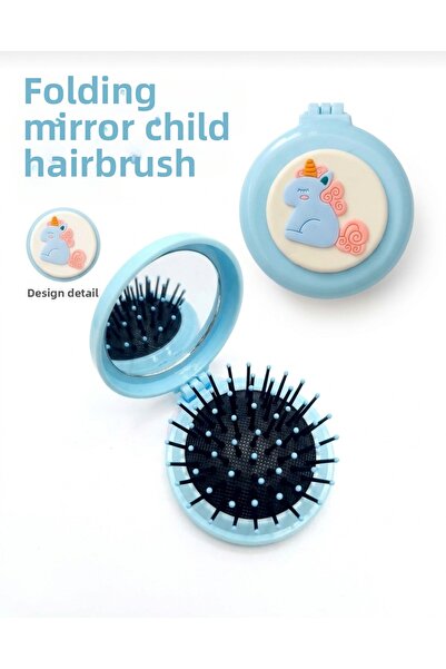 SEVRU Παιδική χτένα με σχέδιο και καθρέφτη