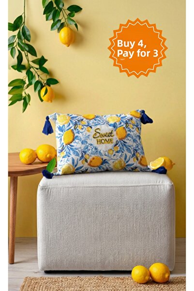 BUGİ HOME COLLECTİON Κάλυμμα μαξιλαριού καναπέ μονοθέσιου καναπέ με μοτίβο λε...