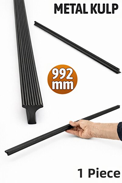 Badem10 Foça Matte Black Drawer Handle 992 mm Long Cabinet Handle Modern Stri...
