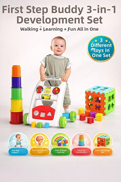 YILDIRIM OYUNCAK Dede My First Walking Companion - كيكي كيوت تاور 6 قطع - كيك...