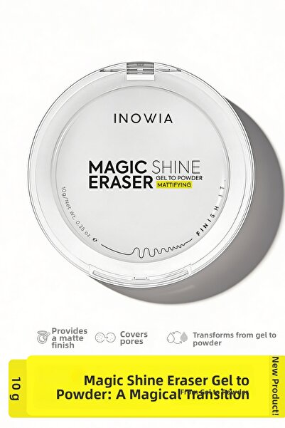 İnowia İnowi̇a-Magic Eraser-Gel Powder-Matifying-Shine Gel to Powder