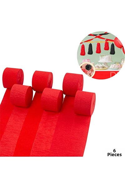 roco paper Red Crepe Paper Roll, Flower Making, Party, Craft Decoration Paper...