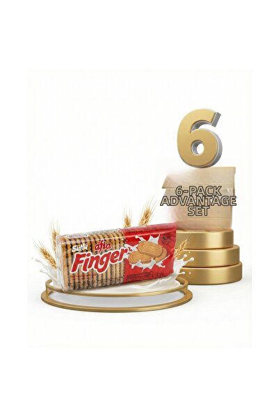 Afia بسكويت الحليب 6×140 جرام