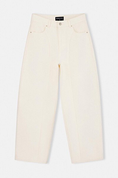 Колекція Trendyol Джинси Trendyol Studio з високою талією та прострочкою коль...