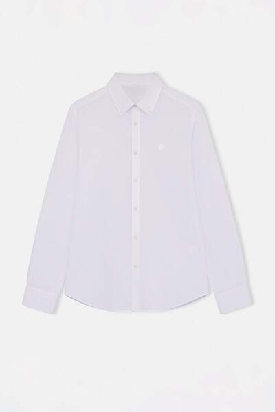 Trendyol Collection White Regular Men's Shirt Tmnss26Go00023