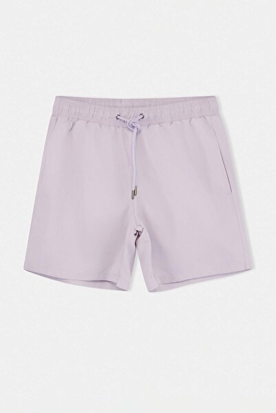 Trendyol Kollektion Lila Regular Standard Badeanzug-Badeshorts TMNSS20DS0023