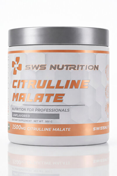 Swiss Nutrition Citrulline Malate | 300g 200 Servis | Saf Sitrülin Malat |