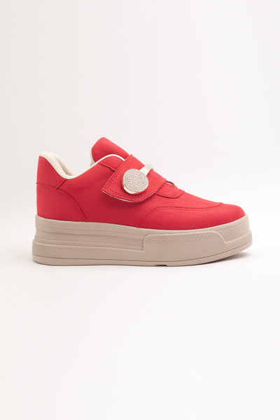 Mamito Ayakkabı Αθλητικά παπούτσια MDL 1477 με χρυσό μεταλλικό κούμπωμα με λε...