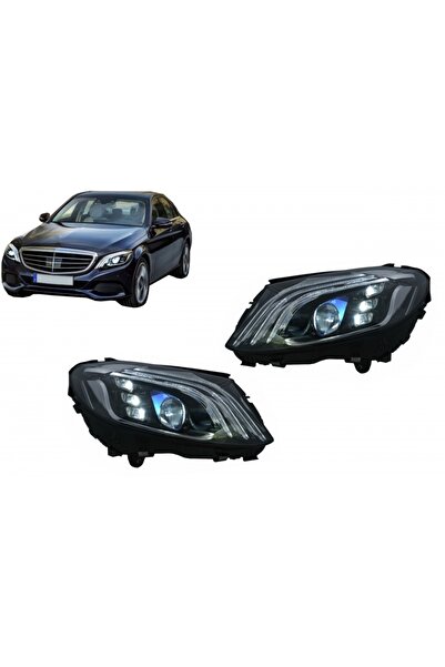 tuningset Πλήρεις προβολείς LED κατάλληλοι για Mercedes C-Class W205 S205 201...