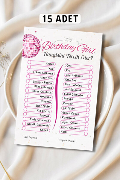 Metranya Doğum Günü Partisi - Hangisini Tercih Eder? 15 Adet Happy Birthday K...