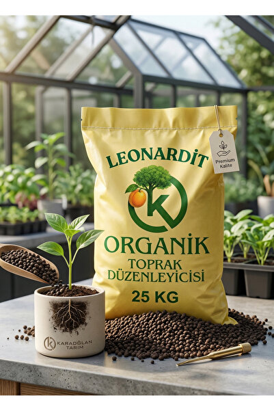 karaoğlan tarım Leonardit Gübre Organik Toprak Düzenleyicisi Ph 4-6 25 Kg