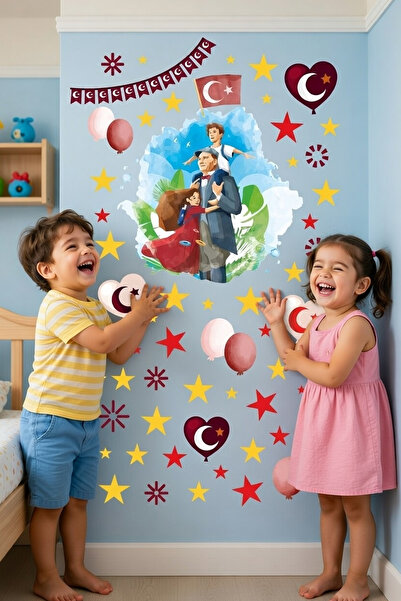 Kt Grup 23. april Ataturk i dečija škola, set staklenih zidnih ukrasnih nalje...