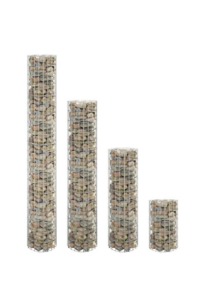 Concept Straturi înălțate gabion 4 buc. Ø30x50/100/150/200 cm circulare