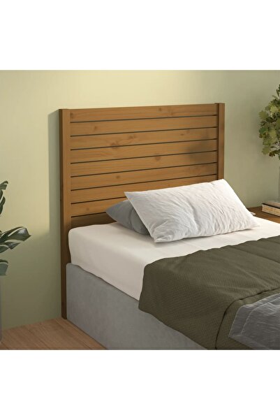 Concept Tăblie de pat, maro miere, 106x4x100 cm, lemn masiv de pin