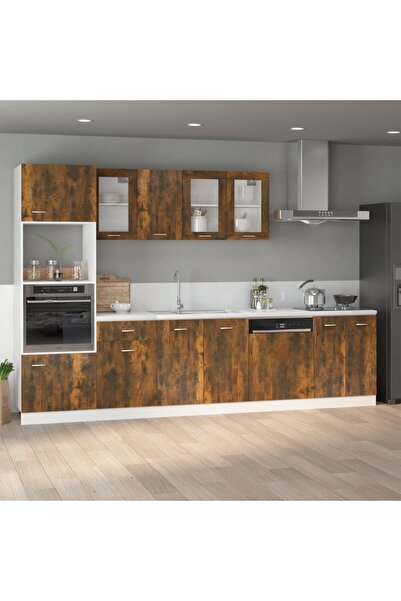 Concept Dulap inferior, stejar fumuriu, 60x46x81,5 cm, lemn prelucrat