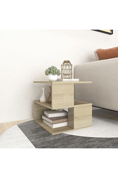 Concept Masă laterală, stejar sonoma, 40x40x40 cm, PAL