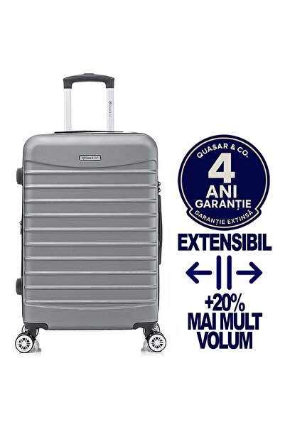 Quasar & Co. Troler Mare Extensibil, troller Line, 77x49x31-36cm, bagaj de ca...