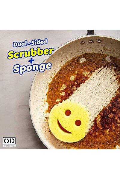 ORIGINAL DEALS Σφουγγάρι τριψίματος για πλύσιμο και καθάρισμα πιάτων, ανθεκτι...