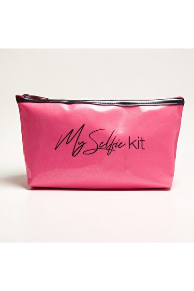 Juene Με γκλίτερ Λουστρίνι S. Δερμάτινο Ροζ & Μαύρο Μακιγιάζ Με σχέδιο Μεγάλο...