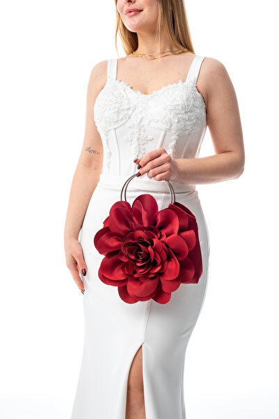 GUSTELLO ΜΙΛΑ |   Ασημί Μεταλλικό Στρογγυλό Βραδινό Φόρεμα με Σχέδιο Με χερού...