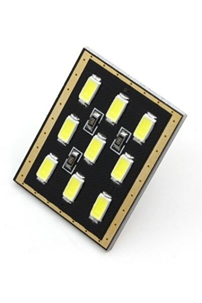 Xenon Bright LED auto T10 tip placă Canbus cu 9 SMD 5730 fără polaritate