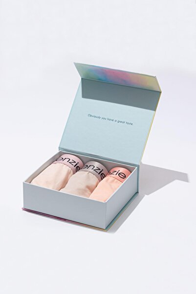 Paul Kenzie Comfort Flex 3'lü Erkek Boxer - Rainbow Nude