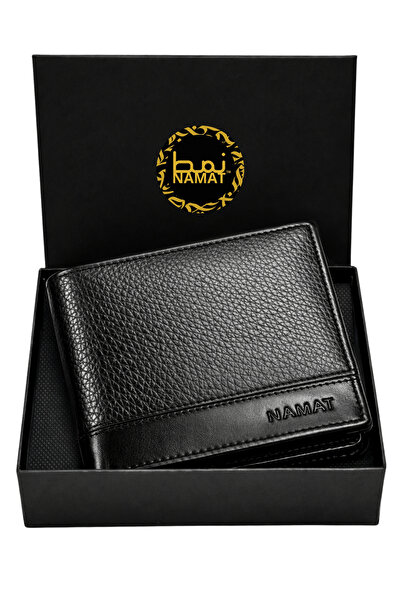 NAMAT Premium Genuine Leather Bi-fold Wallet – Stylish, Compact & Durable - C...