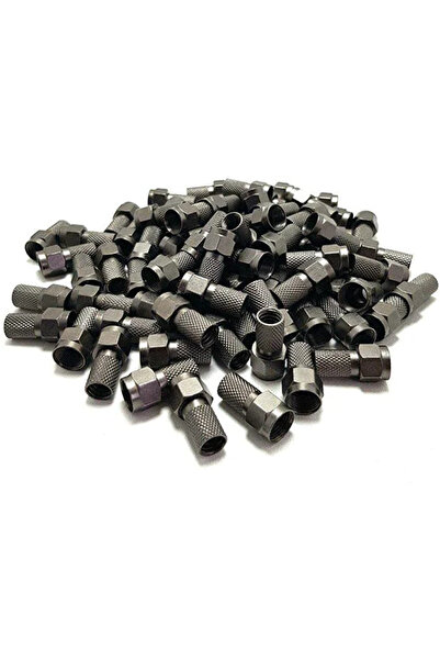 Kyoto Siyah RG6 F Konnektör Anten Baslıgı 100 ADET FİYATI