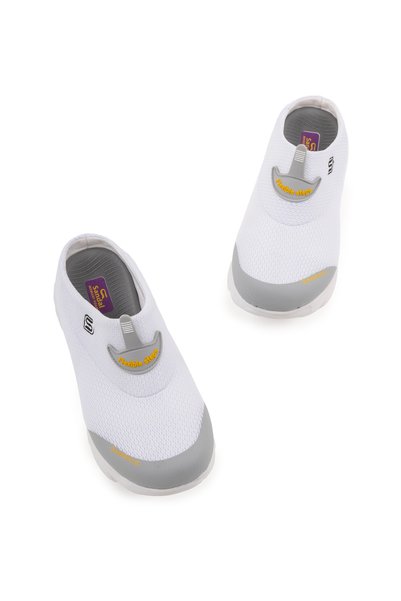 sandal spor Women's Cushioned Sole Orthopedic Mesh Clog Doctor Nurse Hospital Chef Slippers SS001-0278 White