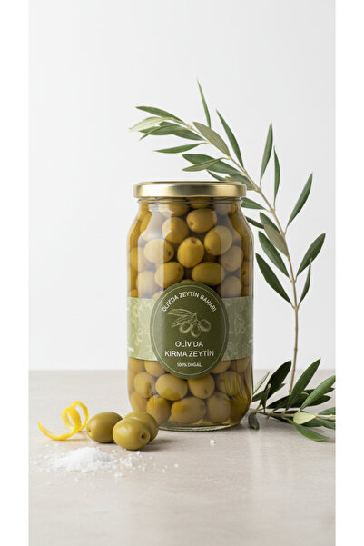 Oliv'da Yeşil Kırma Zeytin 650GR