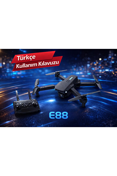 ROSE TEKNOLOJİ 4K HD KAMERALI ÇİFT BATARYALI KATLANABİLİR UYGULAMA KONTROLLÜ ...