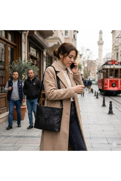 Sir Cliffson جلد طبيعي - حقيبة ساعي البريد عبر الجسم