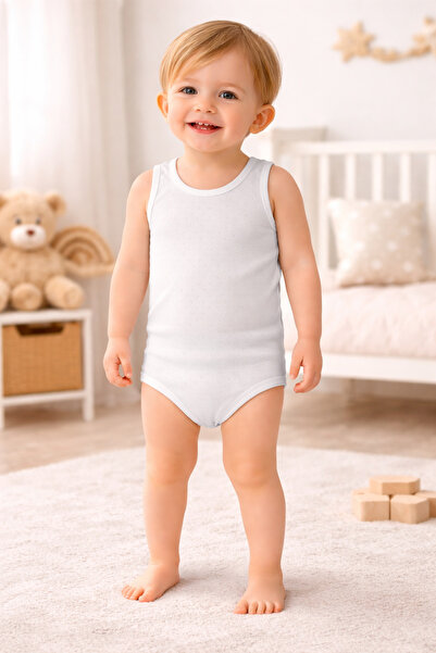 Bulut Anne ve Çocuk Askılı Bebek Çocuk %100 pamuklu Çıtçıtlı Body renkli düz ...