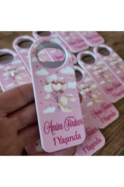 fırsatlar diyarı Tavşan Tema Açacak Magnet Yeni Doğan Bebek Mevlit 6 Ay Kınas...