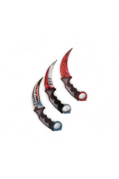 Genel Markalar Cs-go 3'lü Set1 Ahşap Oyuncak ( Köpek balığı - Autotronic - Ör...