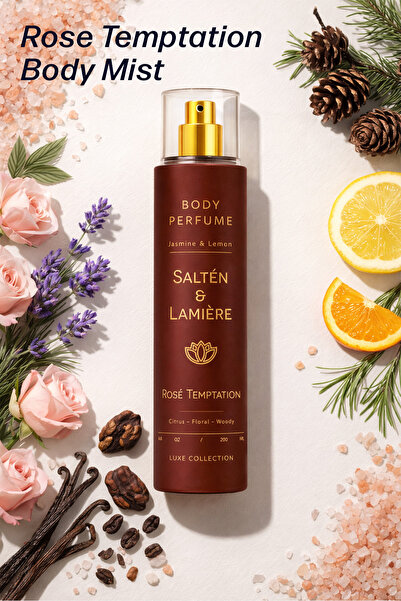 Salten Lamıere Kadın Body Mist 200 ml Kalıcı Vücut Spreyi Yasemin Limon Fresh...