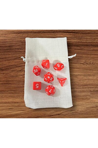 Le Majeur DND Frp Zar Seti 7li Set Dnd Zarı Dungeons And Dragons Masaüstü Oyu...