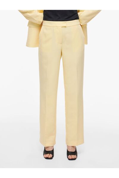 VILA Hose VIBLUME Mid-Waist