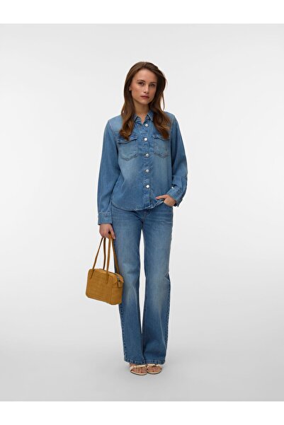 Vero Moda Jeanshemd VMCAMILLA Jeanshemd