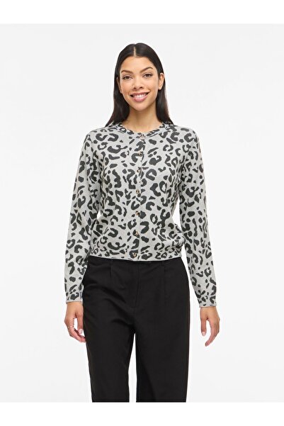 VILA Strickjacke VIMAYAS Jacquard