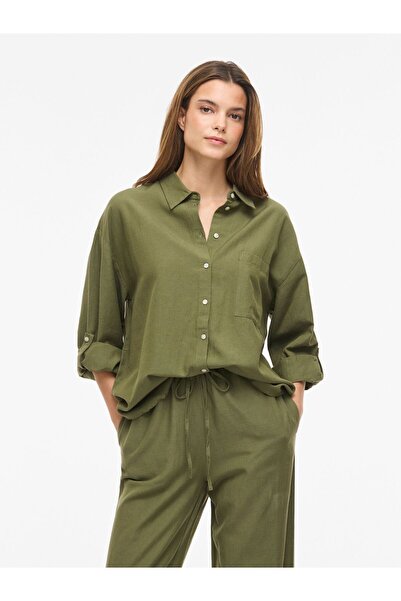 VILA Hemd VIPRISILLA Langärmeliges