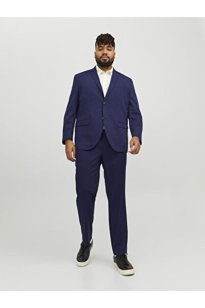 Jack & Jones Plus Einreihiger Blazer und Hose Plus Size Regular Fit Anzug