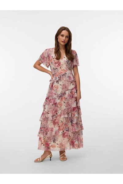 Vero Moda Mehrlagiges Kleid AWBLAIR Langes Kleid